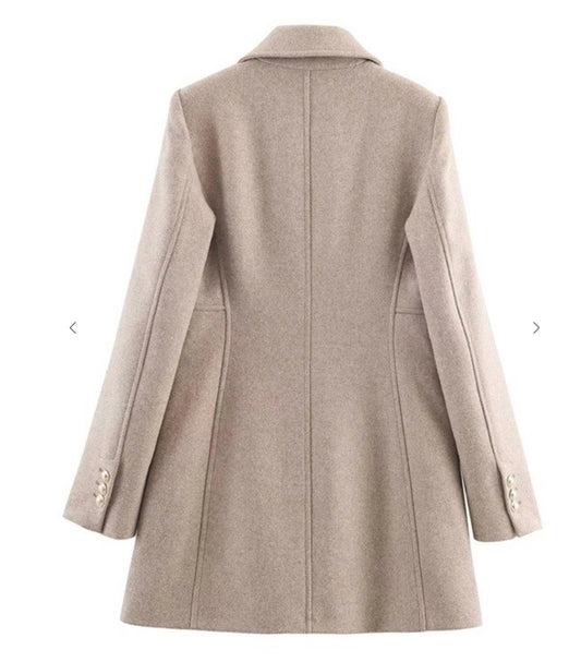 Sundayup - Women's Windsor Double Breasted Button Coat