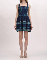 Celina Moon Midnight Mini Dress in blue azure - women's dress