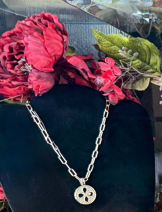 Silver N Accessories - Women's Medallion Necklace