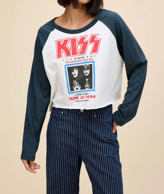 Daydreamer - Kiss Tiger Stadium Raglan Long Sleeve Tee