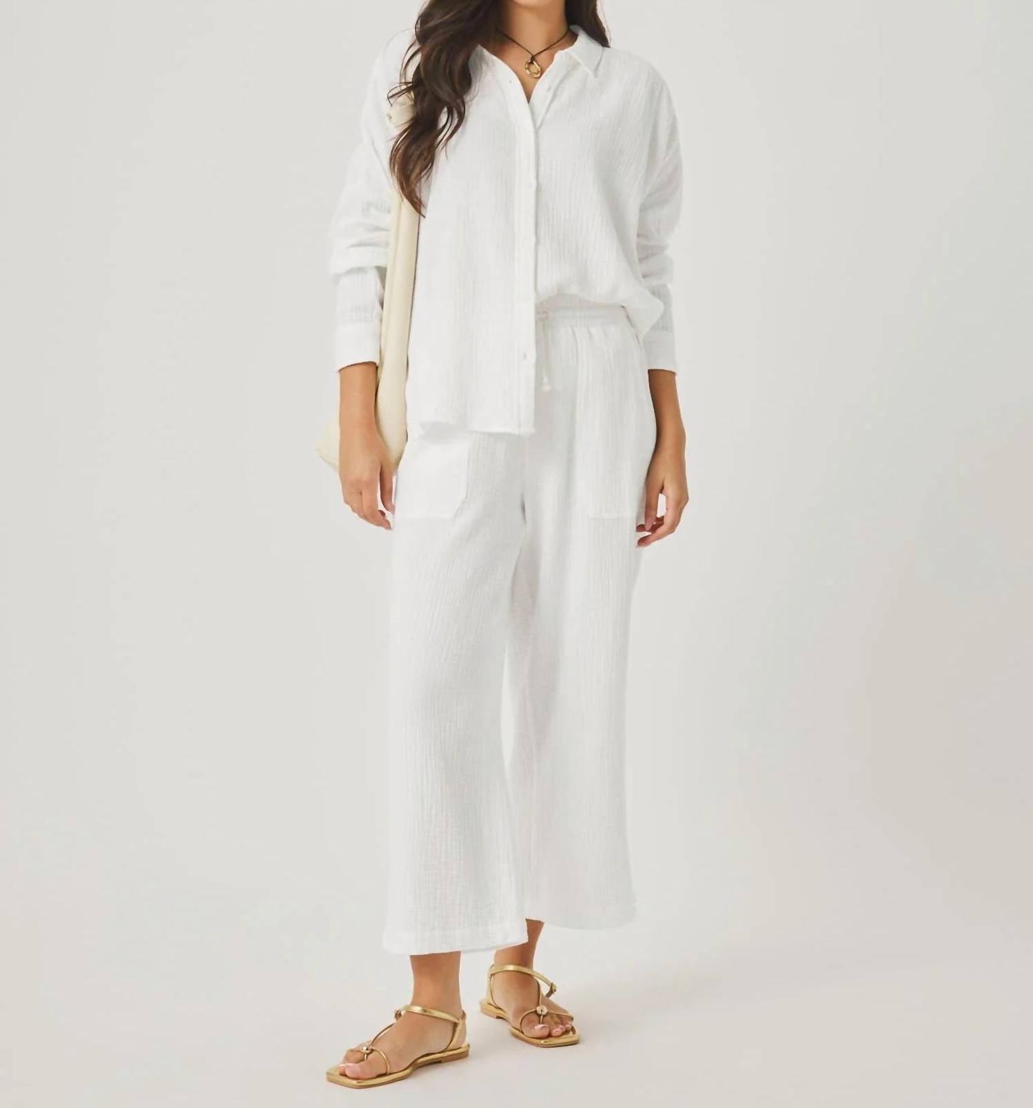 Splendid - Ava Gauze Button Down Shirt