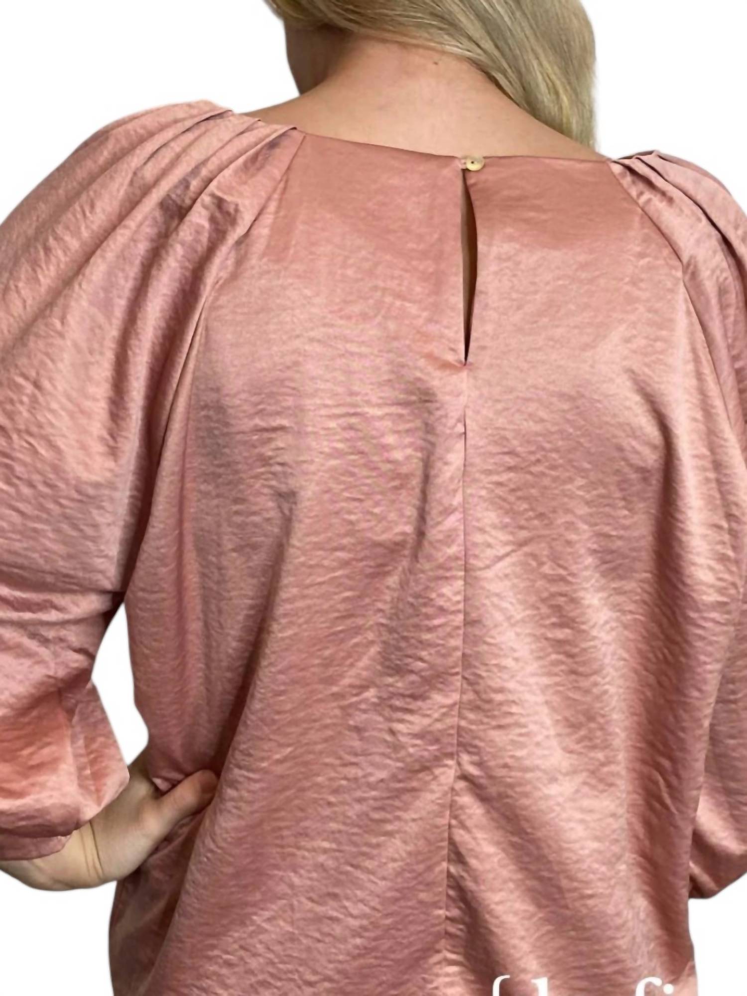 Umgee - Balloon Sleeves Blouse