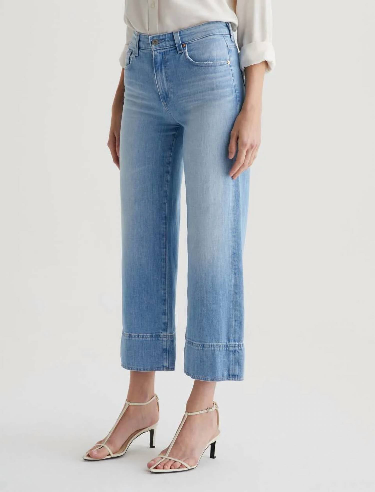 Ag Jeans - Saige Wide Leg Crop Jeans