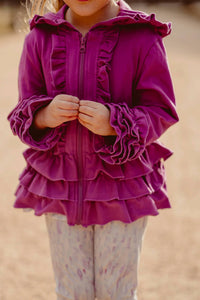 Pete + Lucy - Ruffle Hoodies