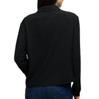 Hudson - Women's Long Sleeve Knotted Button Down Shirt