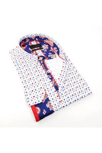 Eight X - Button Down Shirt With Trim
