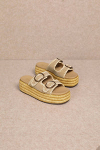 Miracle Miles - Women's Heidi Platform Slides