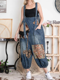 Oli & Hali - Patchwork Denim Overalls