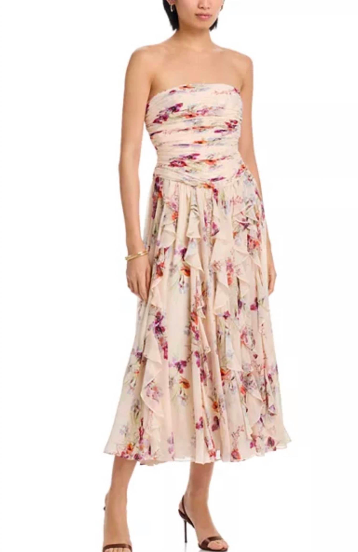 cinq a sept Gayla Dress in oat milk - women's dress