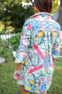 House Of Mbr - Chinois Shirt Mini Dress