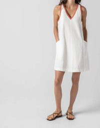 Lilla P - Crochet Trim V-neck Dress