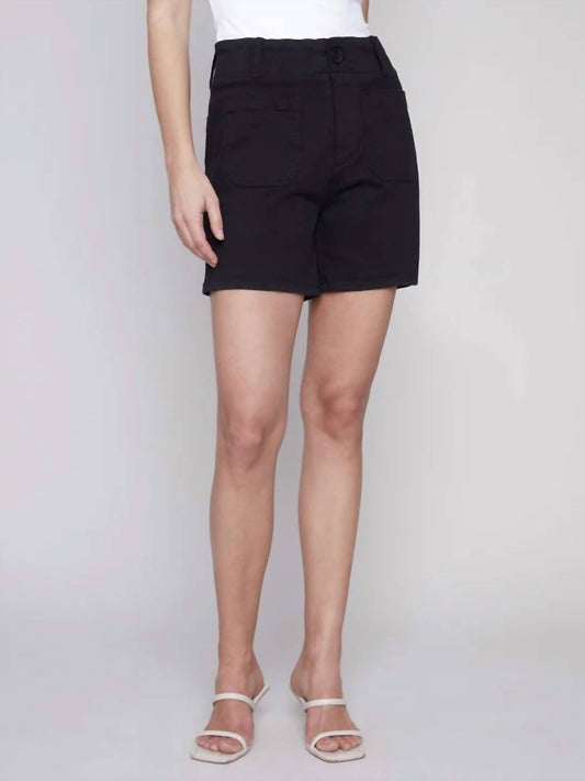 Charlie B - Patch Pocket Stretch Short