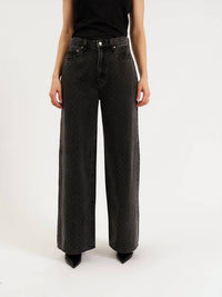Daze - Wonderer Mid Rise Palazzo Jeans