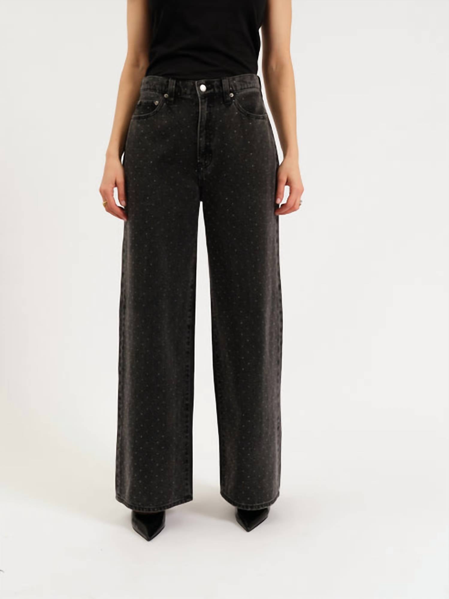 Daze - Wonderer Mid Rise Palazzo Jeans