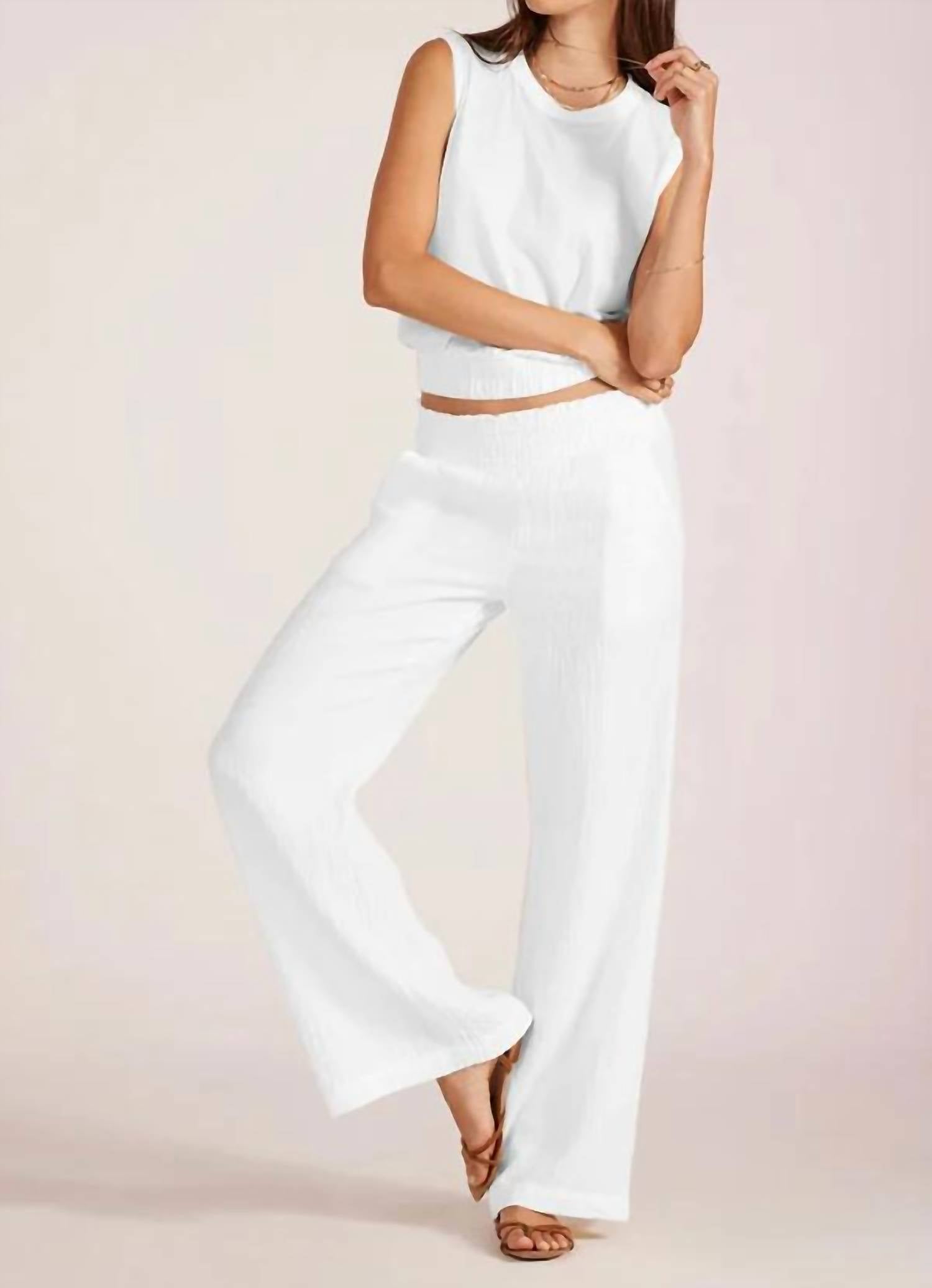 Bobi - Wide Leg Beach Pant