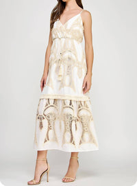 Strut & Bolt - Crochet Lace Maxi Dress