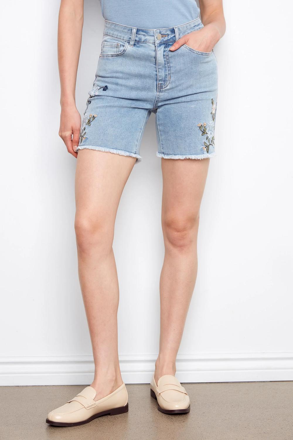 Charlie B - Side Embroidered Shorts