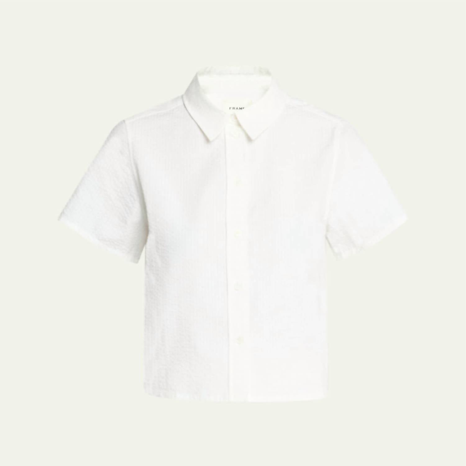 Frame - Seersucker Top
