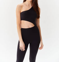 Revyve Active - Off-Shoulder Cutout Jumpsuit