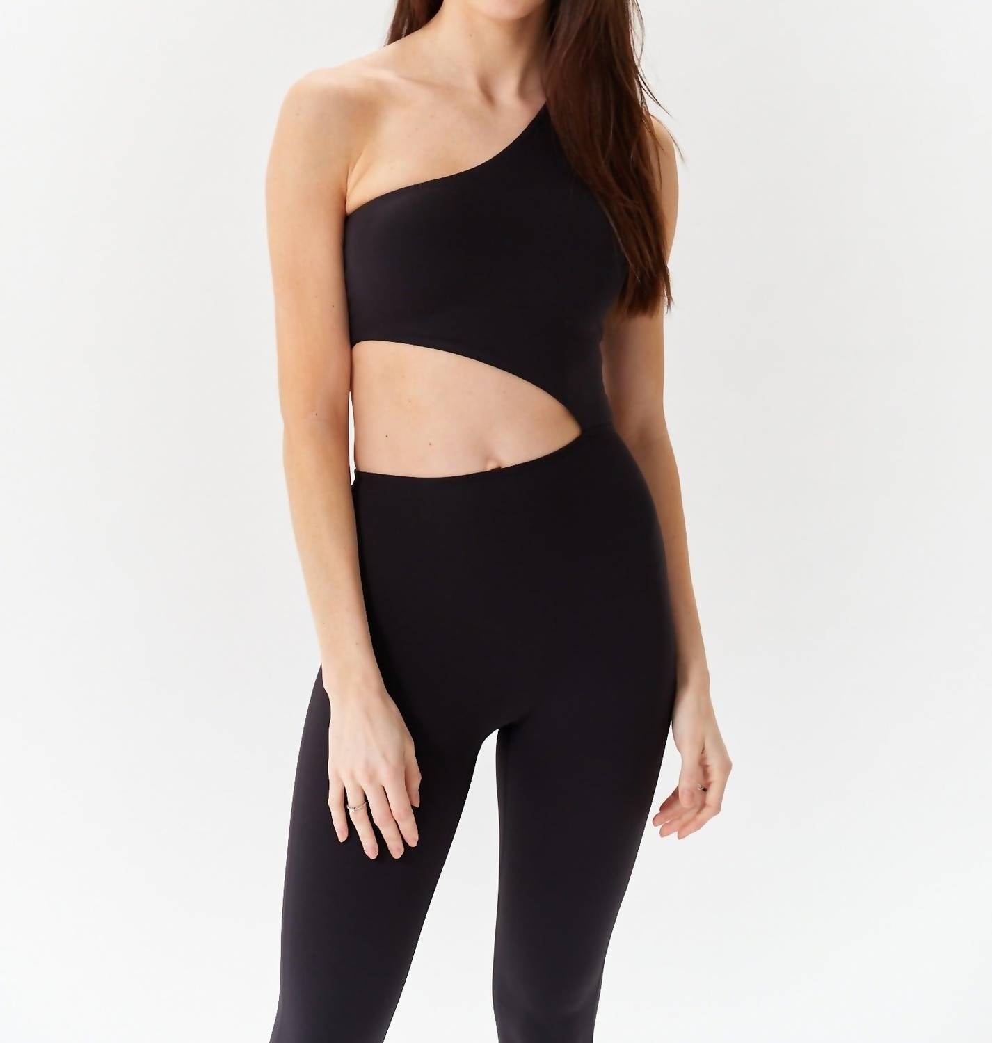 Revyve Active - Off-Shoulder Cutout Jumpsuit