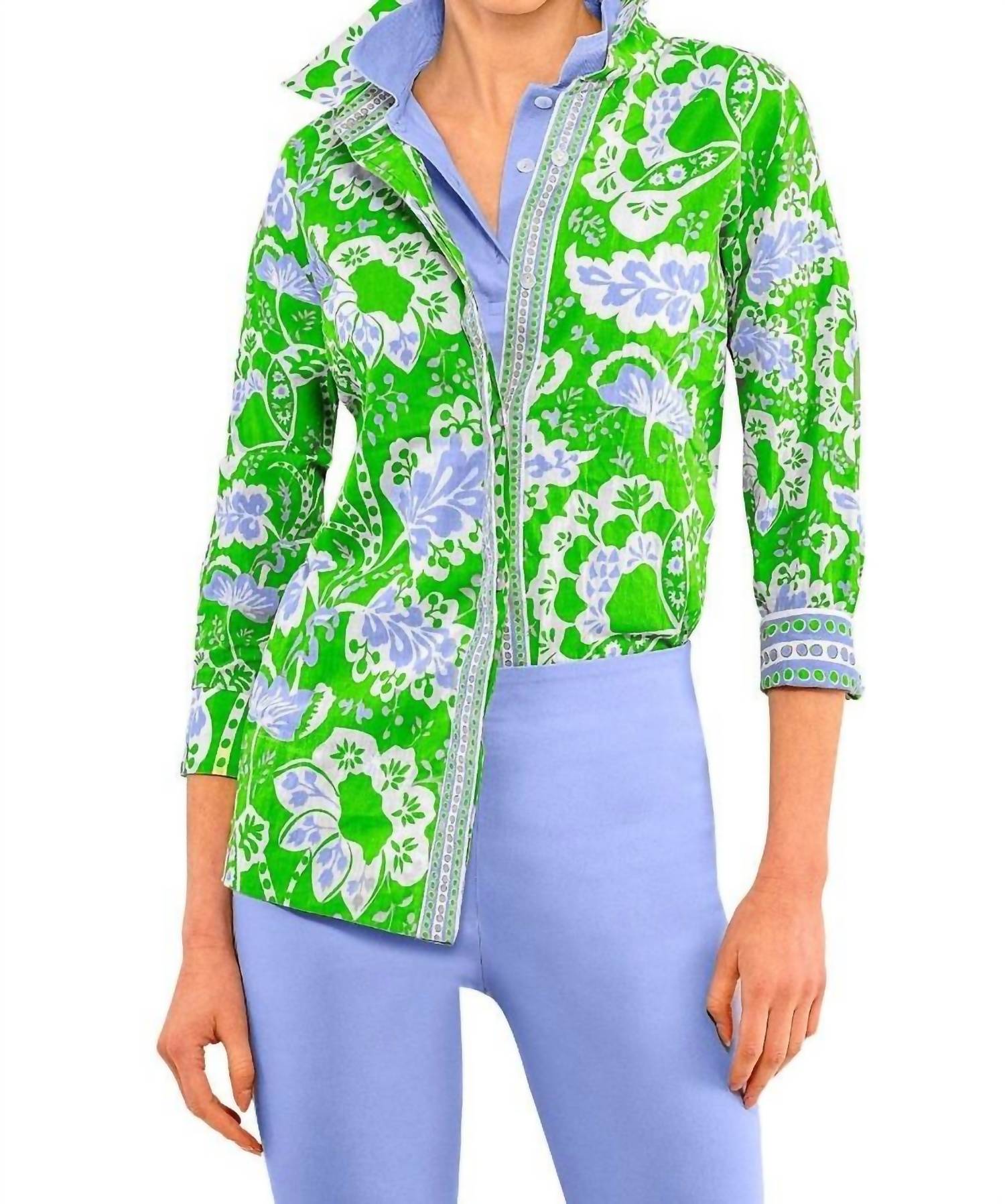 Gretchen Scott - Comfy Cozy Flora Shirt