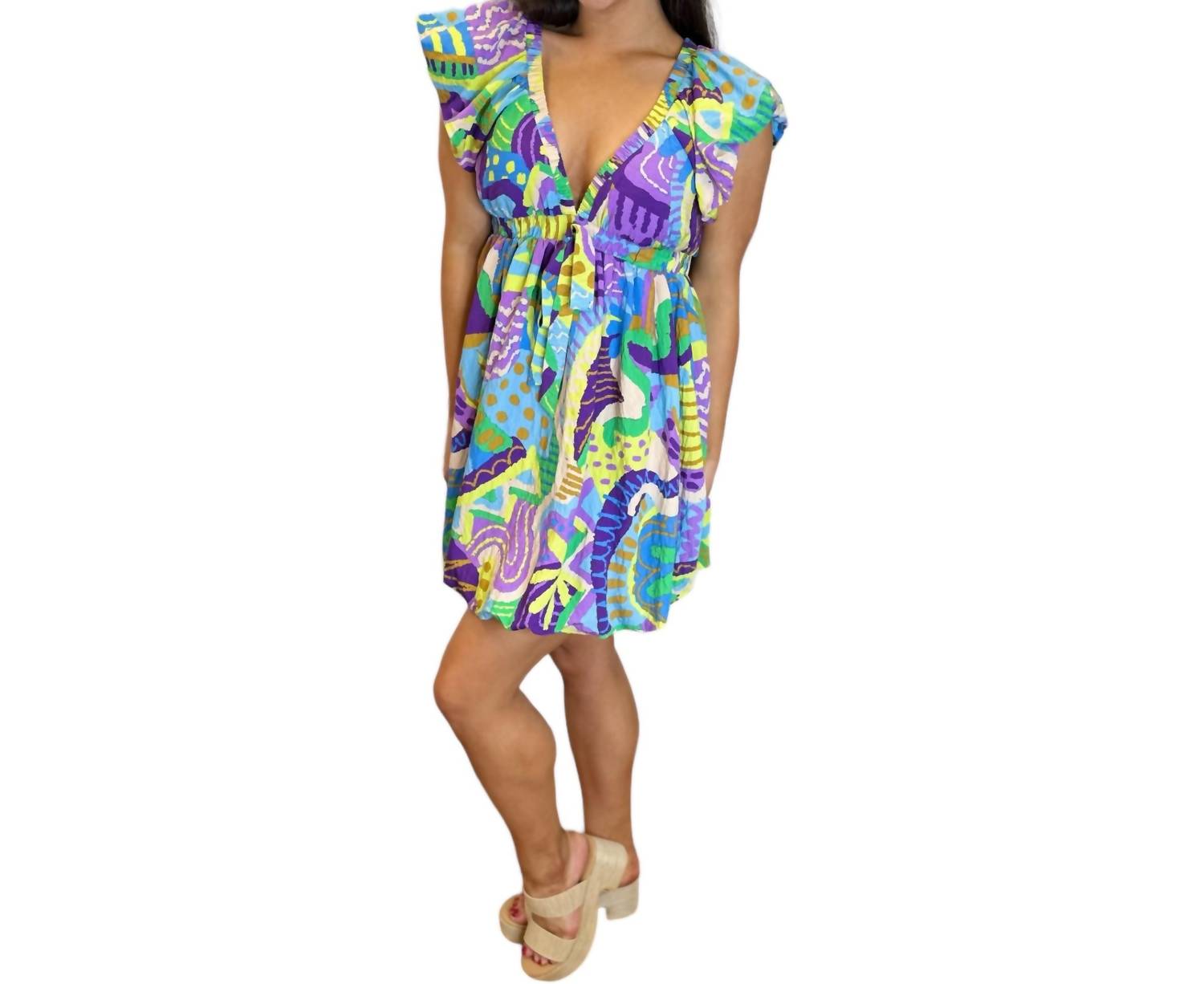 Meet Me In Santorini - Bridgette Mini Dress