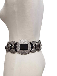 Axesoria West - Women's Fully Packed Concho Wide Western Belt