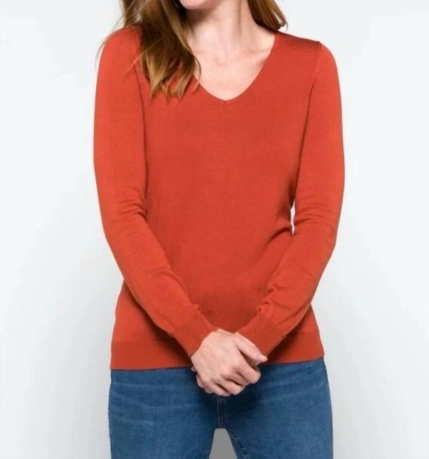 Love Ellie - Stitch Fix V Neck Light Sweater