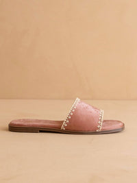 Oasis Society - Women's Emmie Border Stitch Summer Sandals