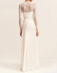 Shona Joy - Lambent Lace Long Sleeve Bodysuit