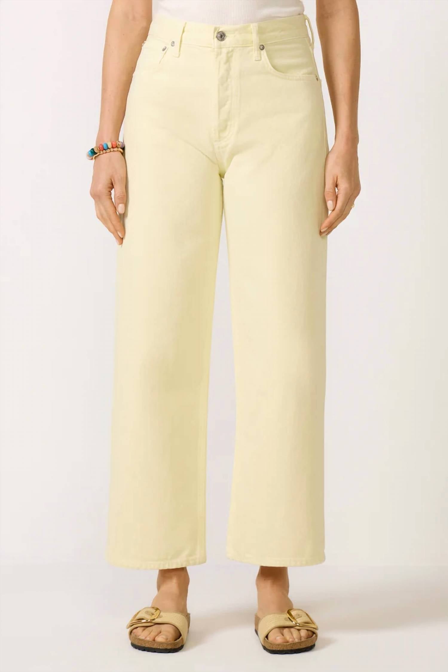 Agolde - Ren High Rise Wide Leg Jeans