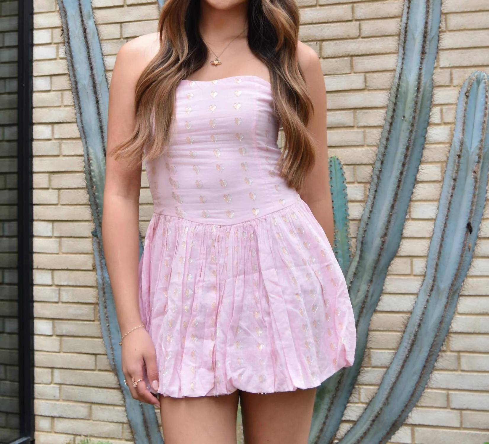 Theme - Daniela Lurex Heart Bubble Dress