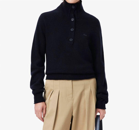 Lacoste - High-neck Wool Sweater