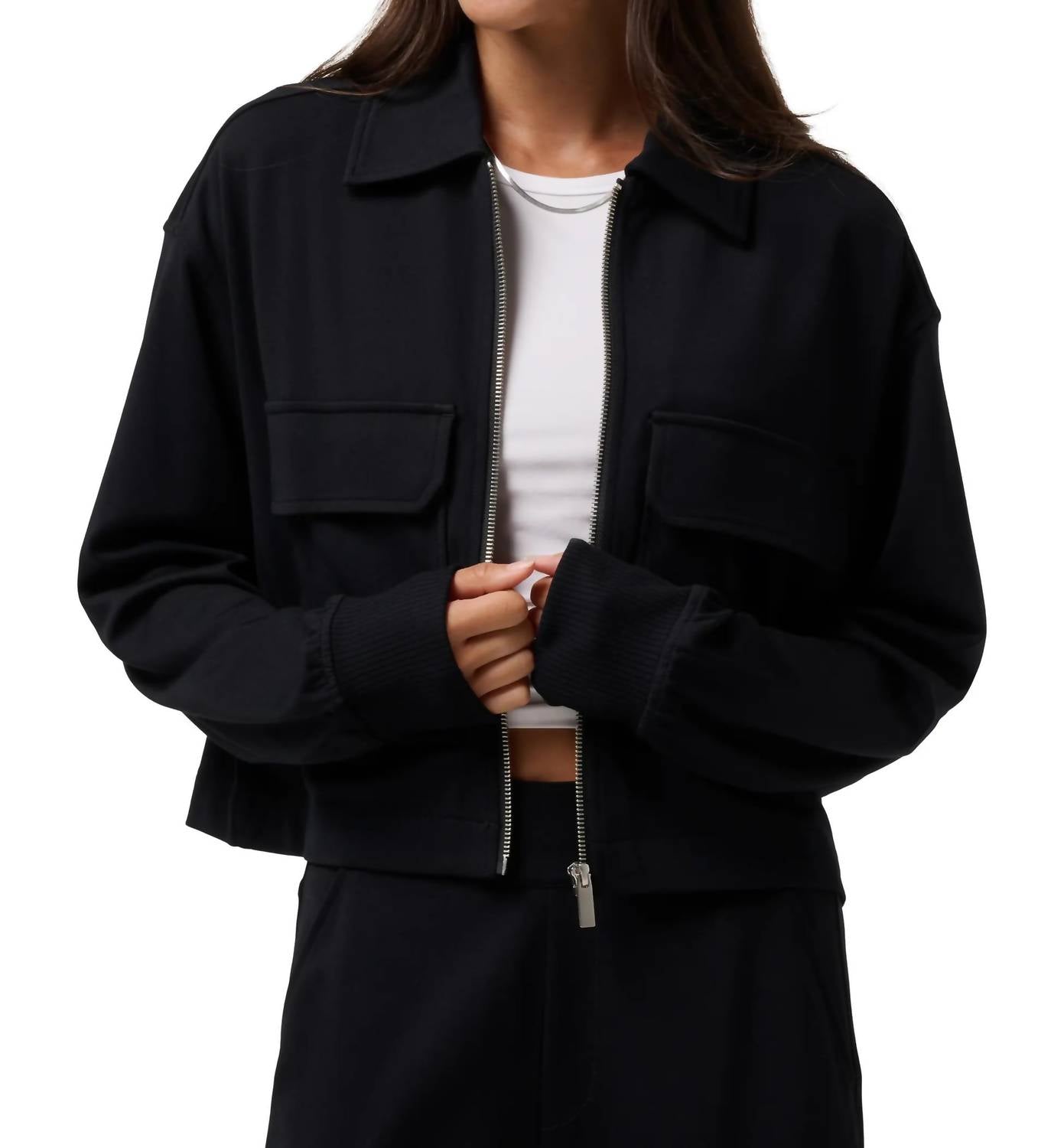 Travismathew - Friday Ponte Utility Zip Up Jacket