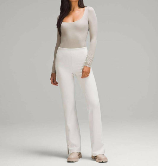 Lululemon - Wundermost Ultra-soft Nulu Square-neck Long-sleeve Bodysuit