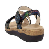 Remonte Women's Flat Sandals in black multi - women's sandal - view 5