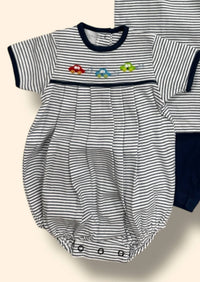 Squiggles - Boy's Bubble Romper