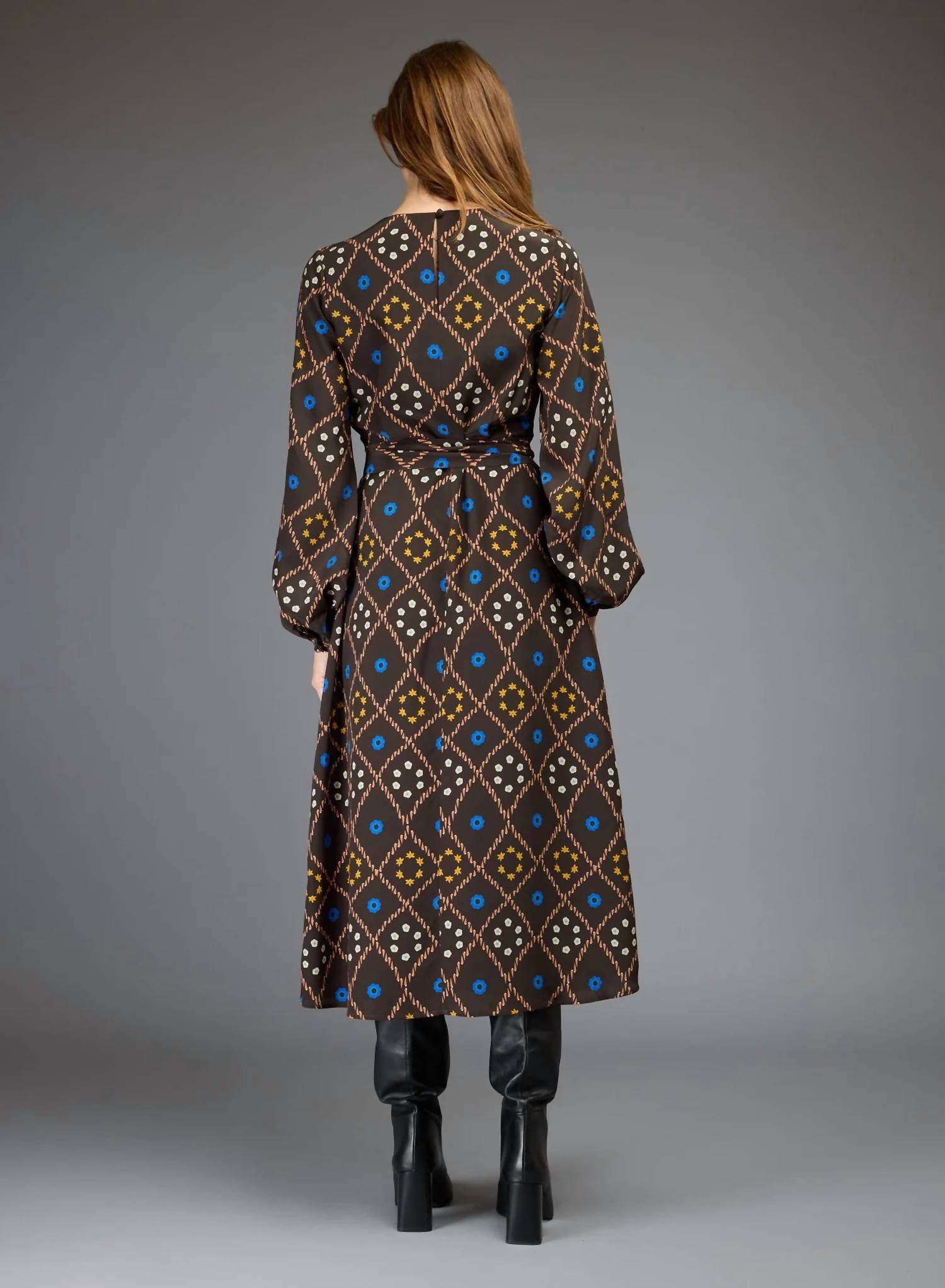 Love Binetti - Cleo Print Midi Dress