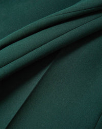 Veronica Beard Melvin Flared Pants in dark hunter green - women's pants - view 6