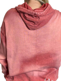 Easel - Boho Bleach Washed Hoodie
