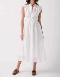 Elan - Tie Waist Midi Dress