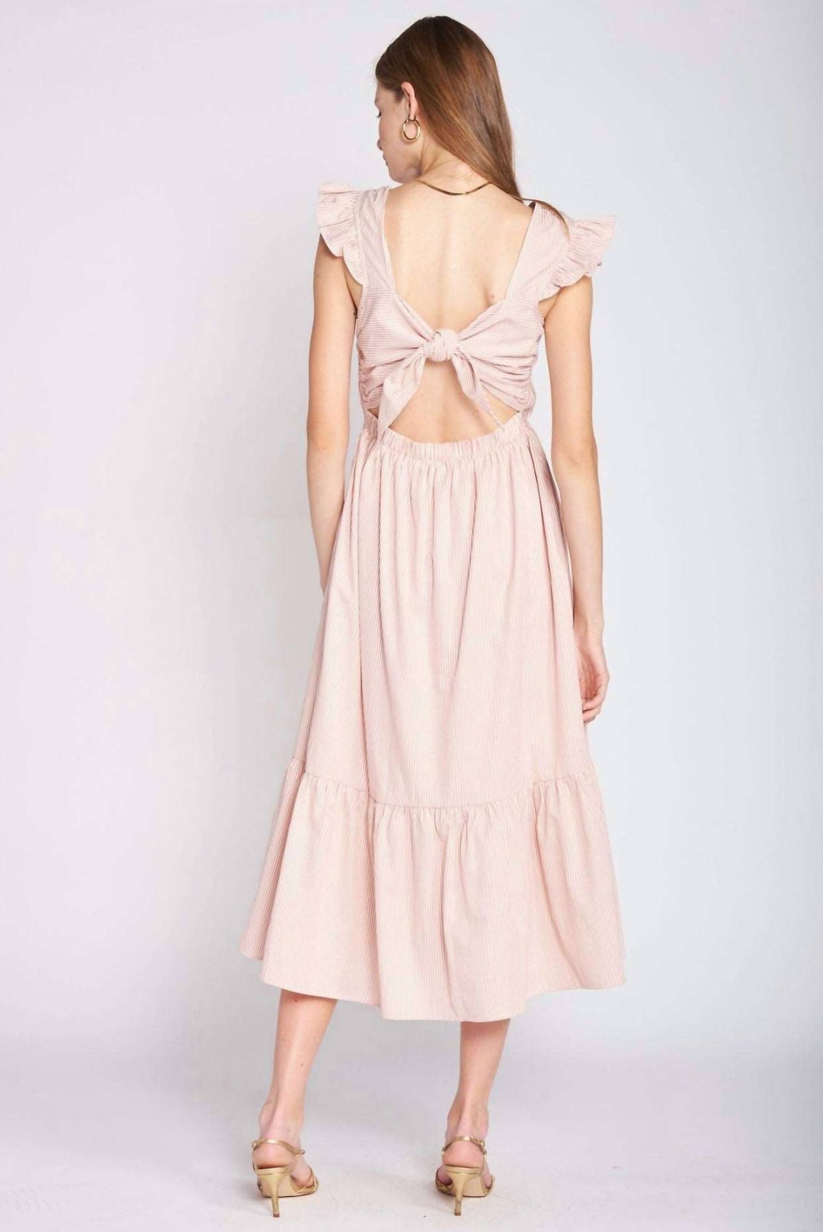 En Saison - Ida Striped Midi Dress