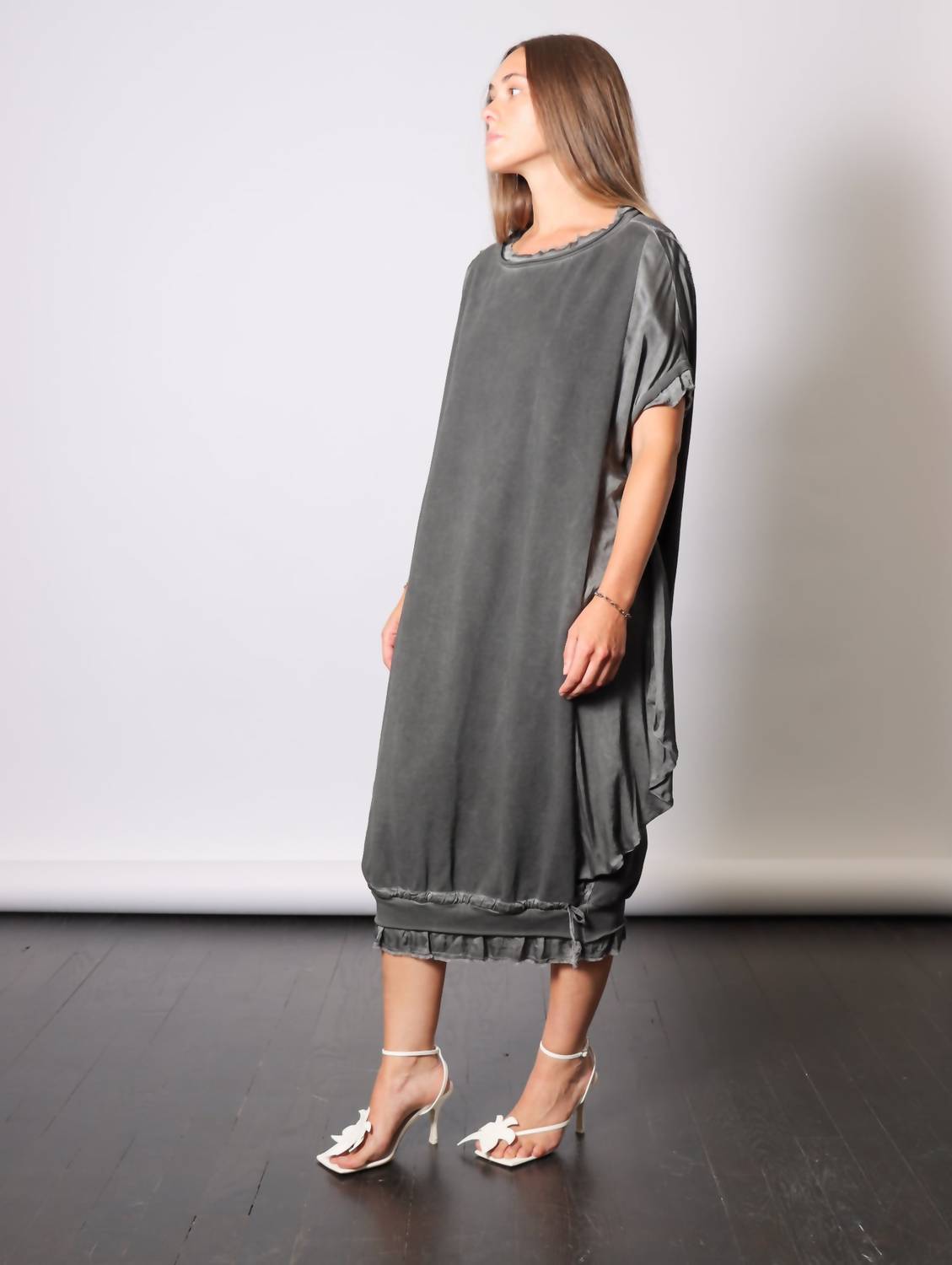 Sanctamuerte - Sweatshirt Midi Dress