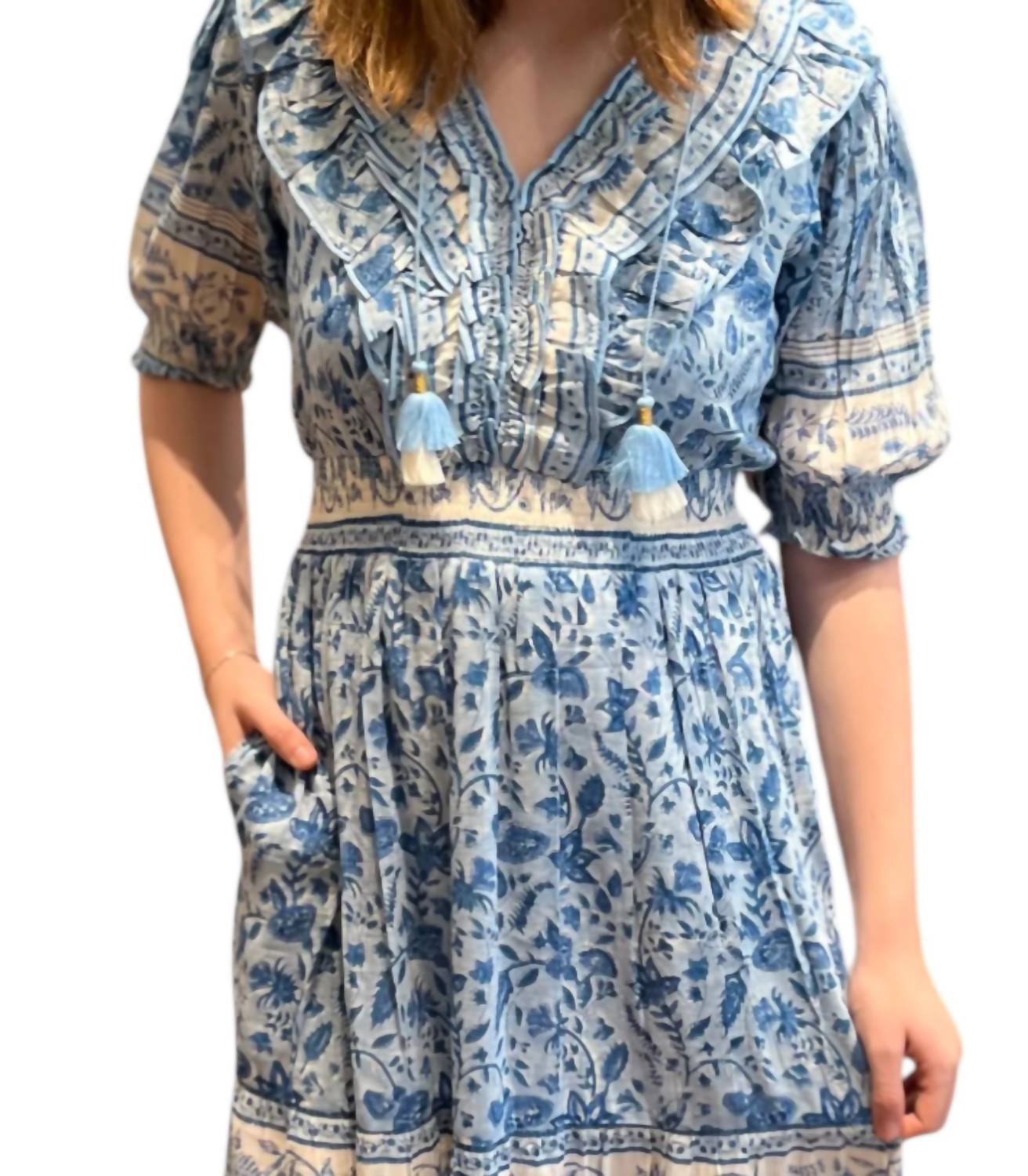 Sal Rosa - High Tea V Neck Maxi Dress