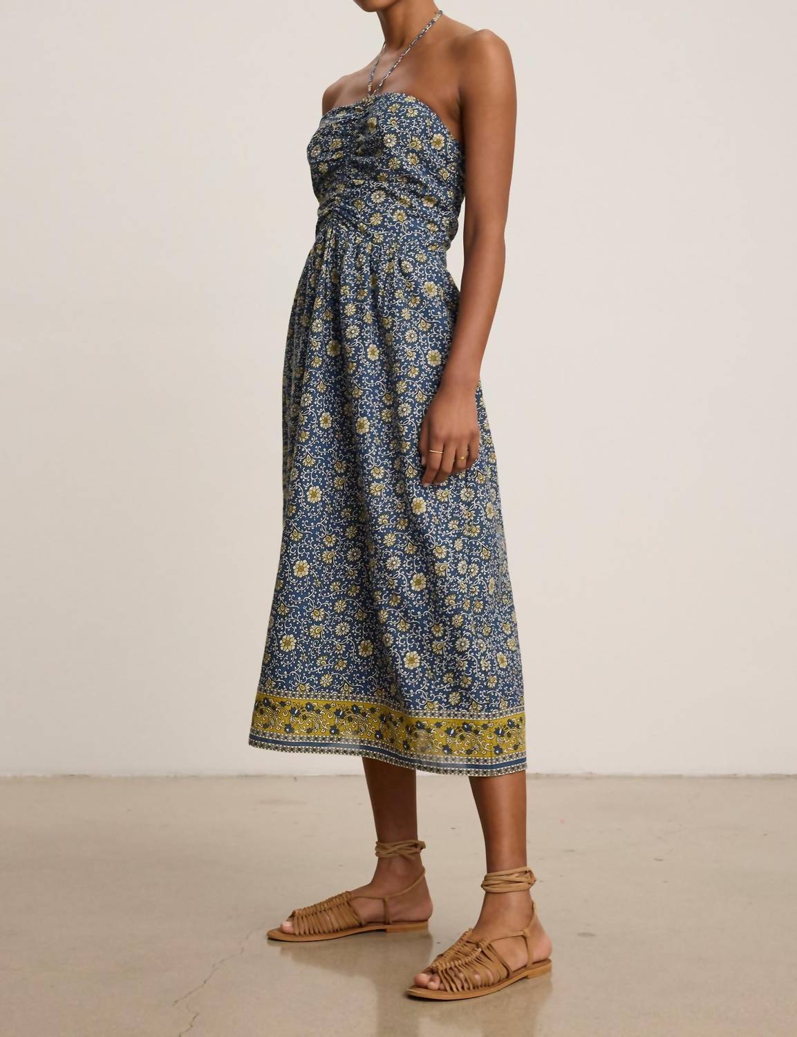 Velvet By Graham & Spencer - Odette Floral Block Print Dress