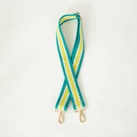 Funky Monkey - Women's Stripe Woven Crossbody Purse Strap