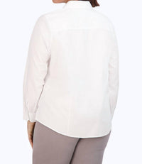 Foxcroft - Dianna Pinpoint Long Sleeve Shirt