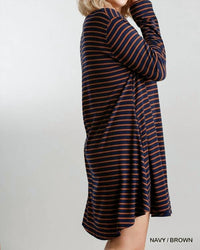 Umgee - Striped Casual Dress