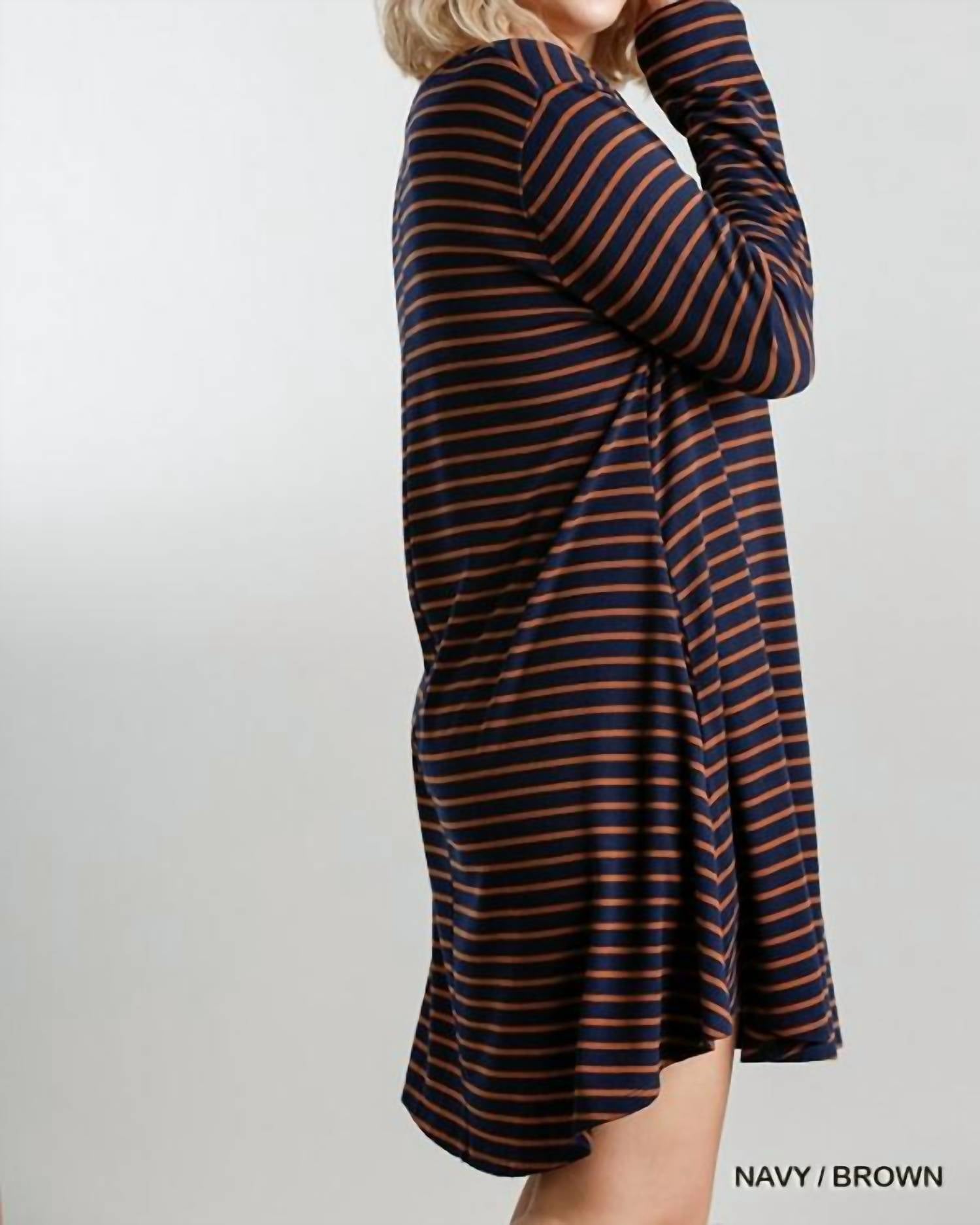 Umgee - Striped Casual Dress