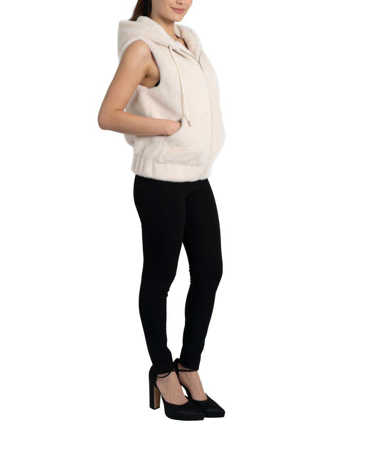 Love Token - Molly Faux Fur Vest